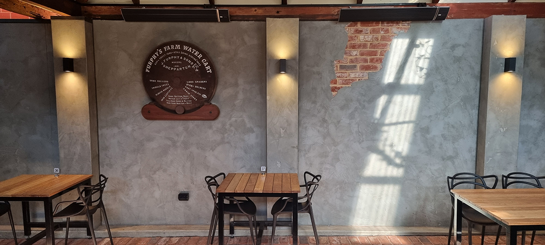 Cosy area in the rear of the cafe