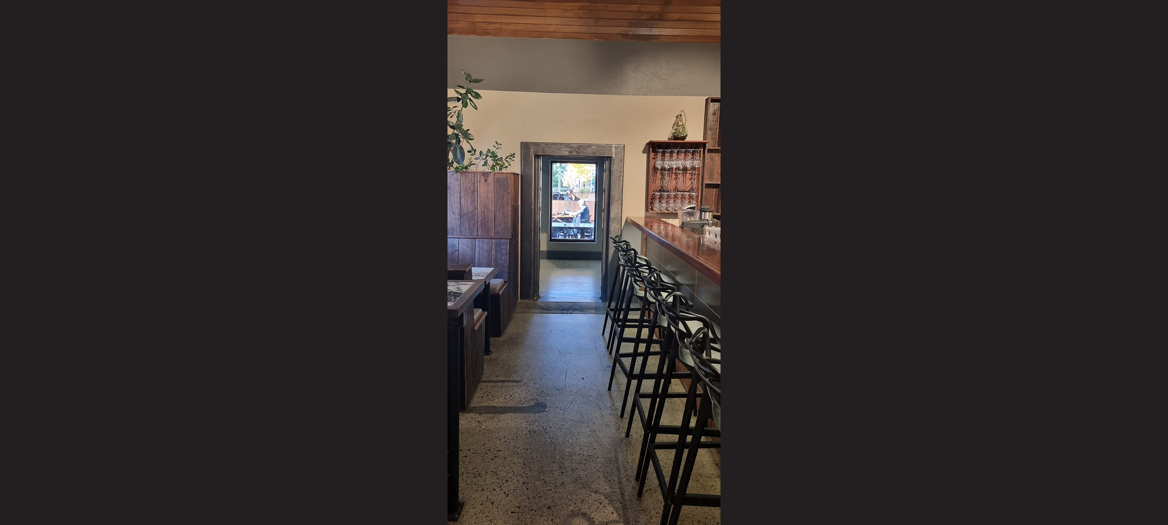 Entrance to the real vault / wine cellar